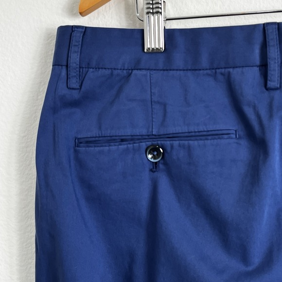 Zanella Men's Blue Dress Pants Size 36 Made in Italy Flat Front Luxury Trousers - Picture 9 of 13